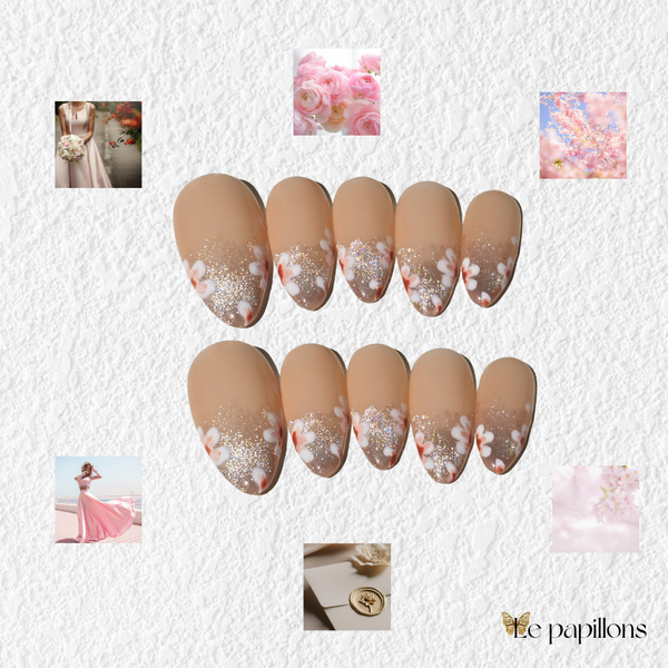 Le Papillons nail art