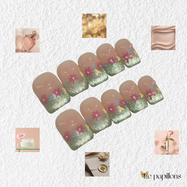 Le Papillons nail art