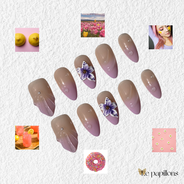 Le Papillons nail art