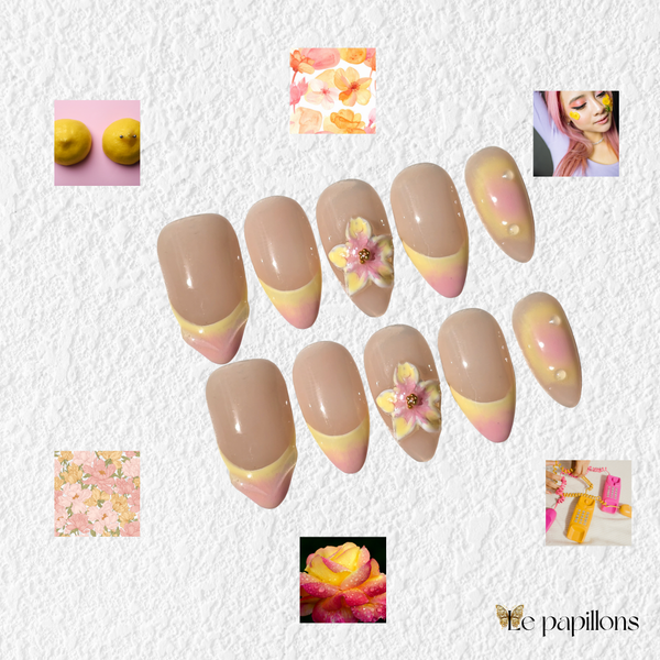 Le Papillons nail art