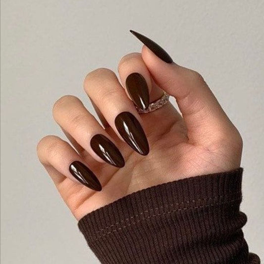Cocoa Loco press on nail2