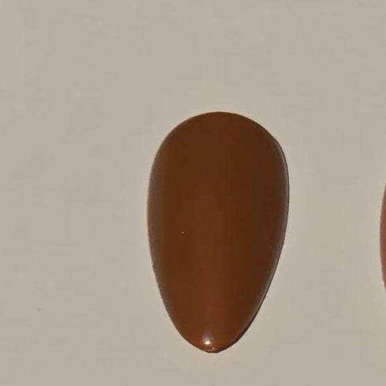 Warm Nude – Burnt Orange Press-On Nails